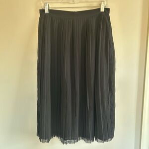 Minimum Black Midi Skirt